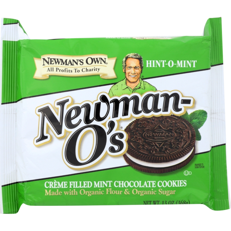 Newman O's Cookies Mint Creme, 13 oz