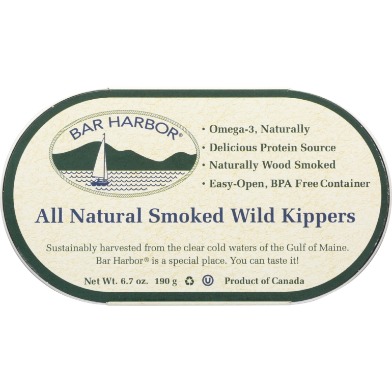 All Natural Smoked Wild Kippers 6.7 oz