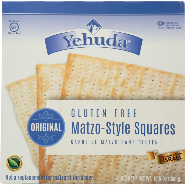 Gluten Free Matzo-Style Squares, 10.5 oz