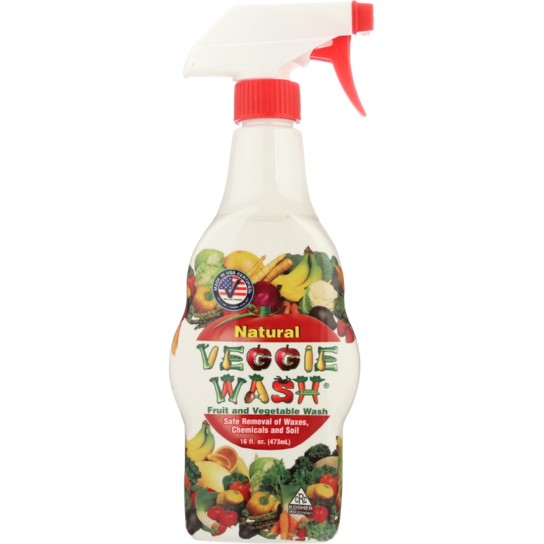 Natural Veggie Wash Fruit And Vegetable, 16 oz