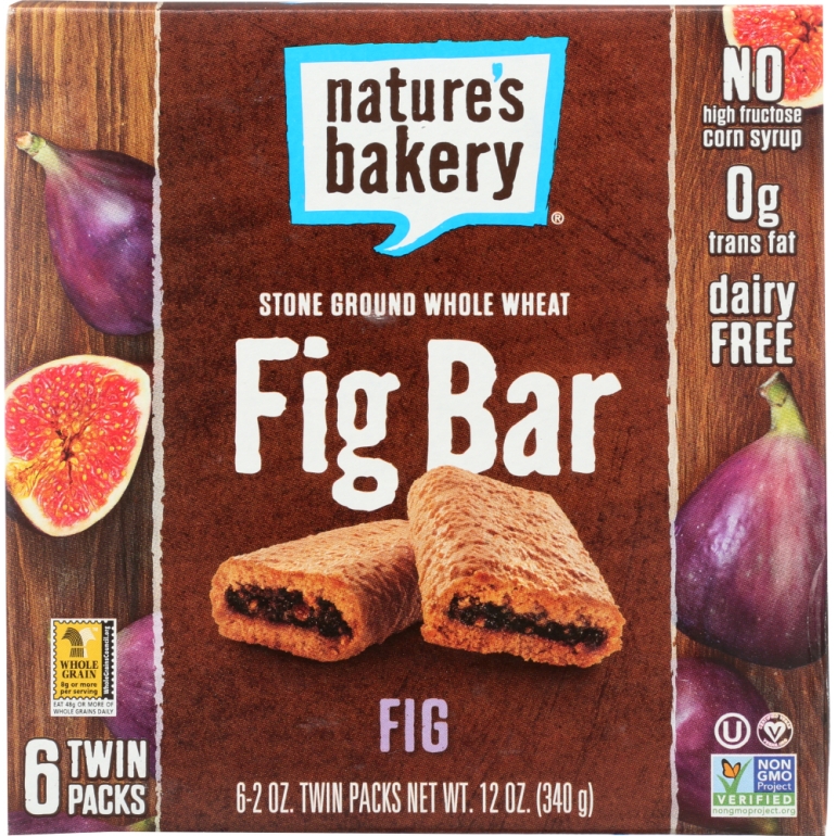 Stone Ground Whole Wheat Fig Bar, 12 oz