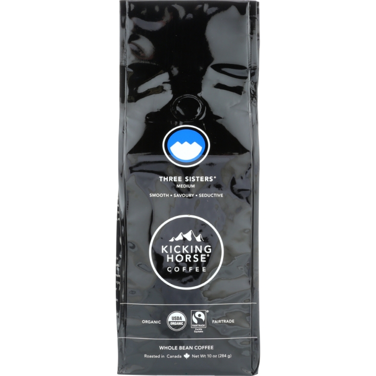 Three Sisters Medium Roast Whole Bean, 10 oz