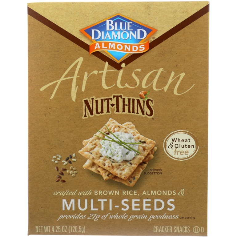 Nut Thins Artisan With Almonds & Multiseeds, Wheat & Gluten Free, 4.25 oz