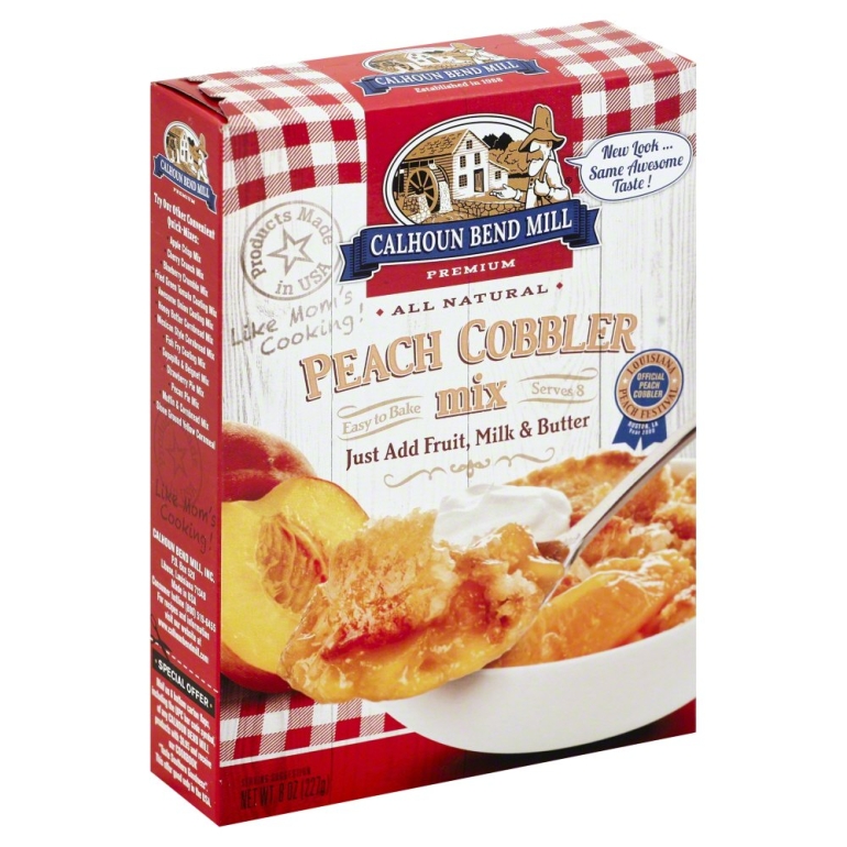 All Natural Peach Cobbler Mix, 8 oz