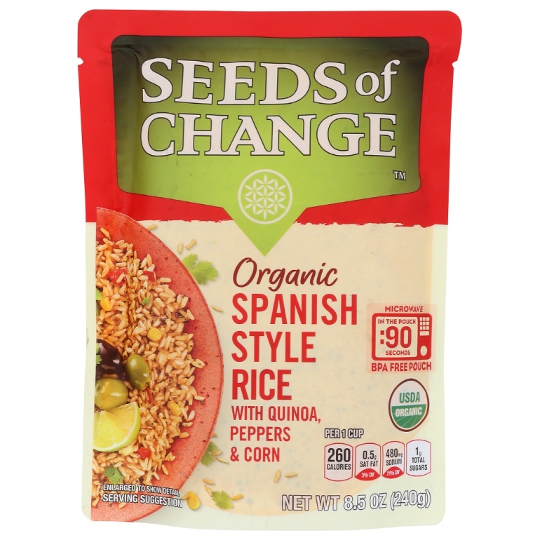 Organic Spanish Style Rice with Quinoa, 8.5 oz
