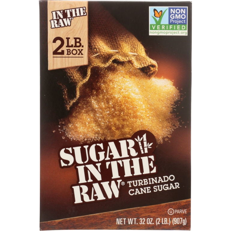 SUGAR  Natural Cane Turbinado Sugar, 2 lb