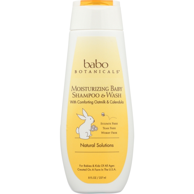 Moisturizing Baby Shampoo and Body Wash , 8 oz
