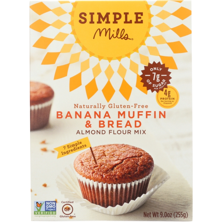 Gluten Free Banana Muffin Almond Flour Mix, 9 oz