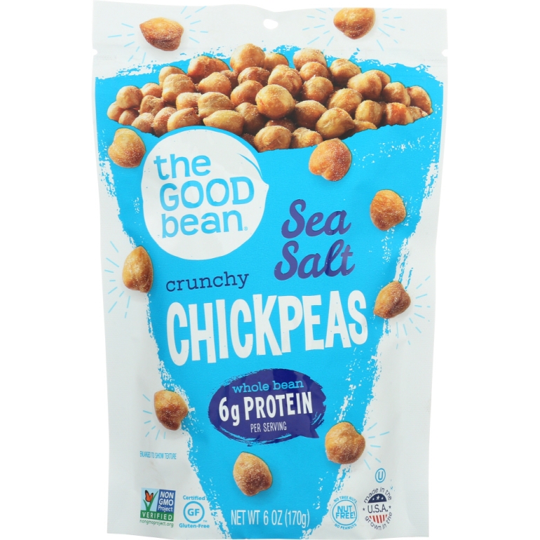 Crunchy Chickpeas Sea Salt, 6 oz