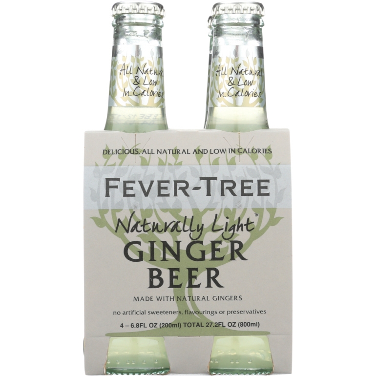 Ginger Beer Light Pack of 4, 6.8 oz