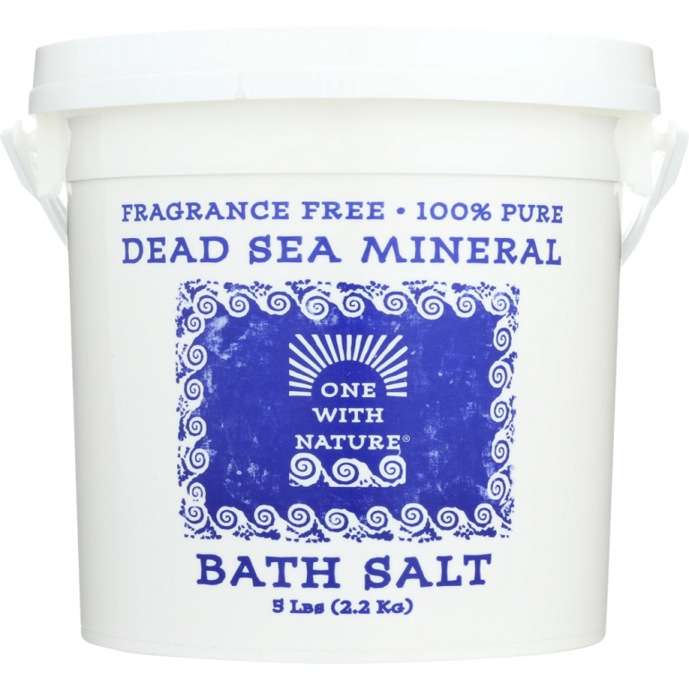 Dead Sea Mineral Bath Salts Fragrance Free, 5 lb
