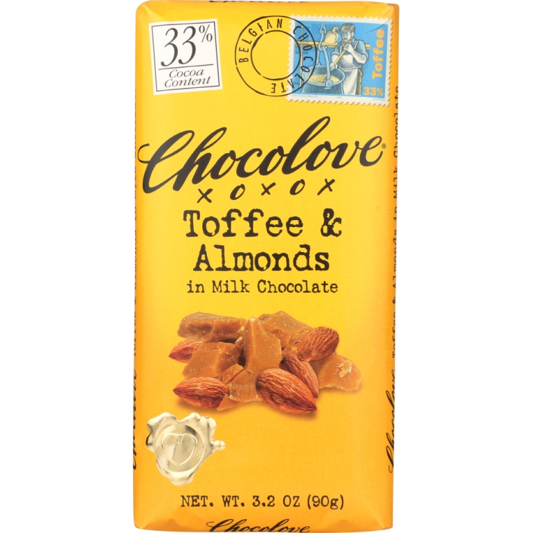 Toffee & Almonds In White Chocolate, 3.2 oz