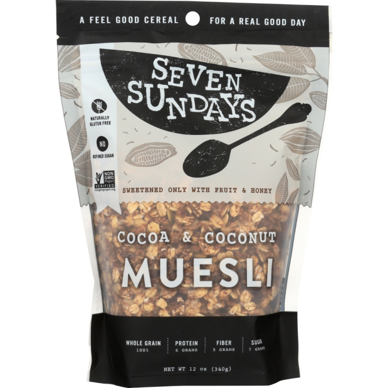 Muesli Cocoa Coconut, 12 oz