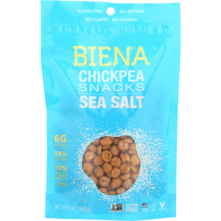 Chickpea Snacks Sea Salt, 5 oz