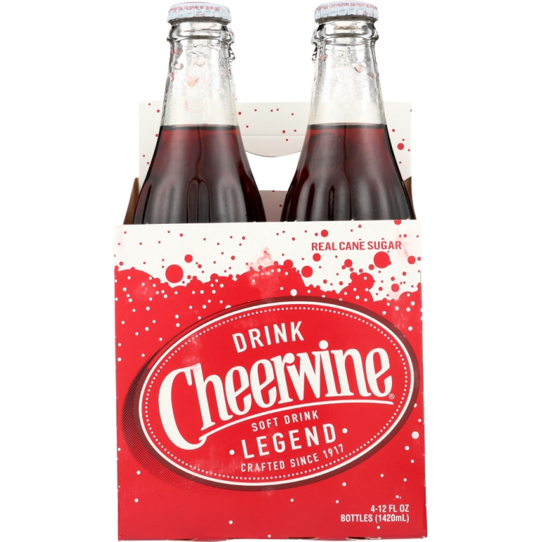 Cherry Soda 4 Bottle, 48 oz