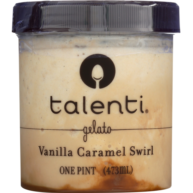 Vanilla Caramel Swirl Gelato, 1 pt