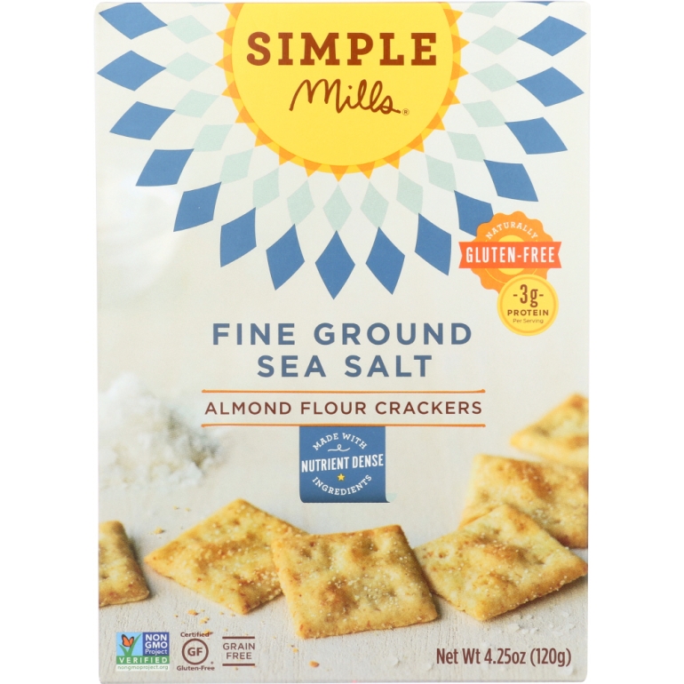 Fine Ground Sea Salt Crackers, 4.25 oz