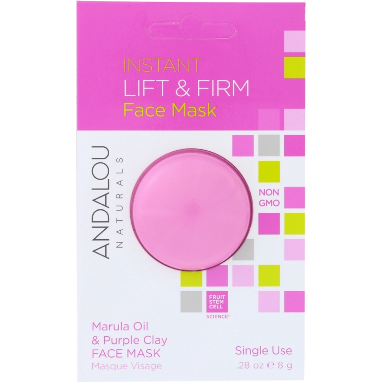Instant Lift & Firm Face Mask Marula Oil & Purple Clay, 0.28 oz