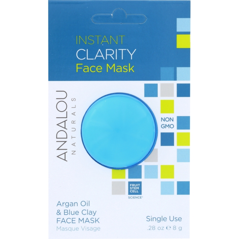 Instant Clarity Face Mask Argan Oil & Blue Clay, 0.28 oz