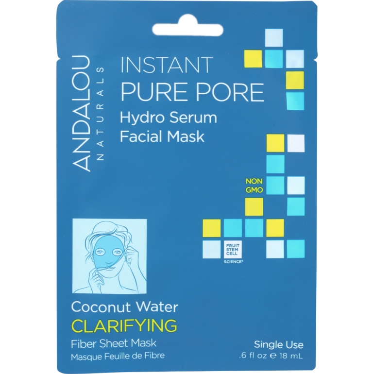 Instant Pure Pore Hydro Serum Facial Mask Clarifying, 0.6 oz