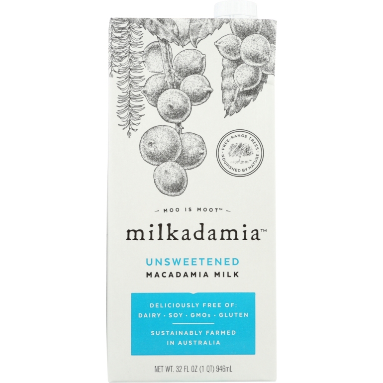 Unsweetened Macadamia Milk, 32 fl oz