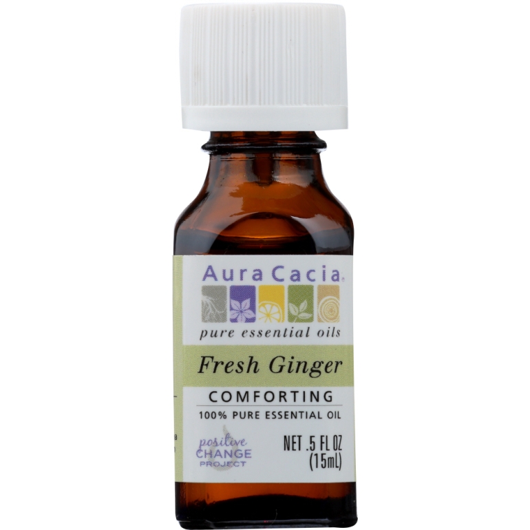 Oil Essential Fresh Ginger, 0.5 oz