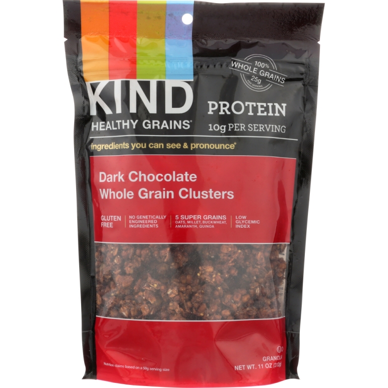 Dark Chocolate Whole Grain Clusters, 11 oz