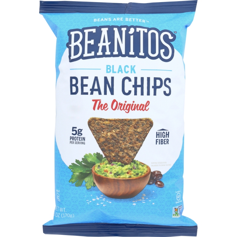 Original Black Bean Chips with Sea Salt, 5 oz