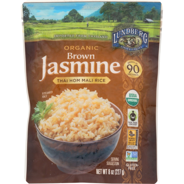 Brown Jasmine Thai Hom Mali Rice, 8 oz