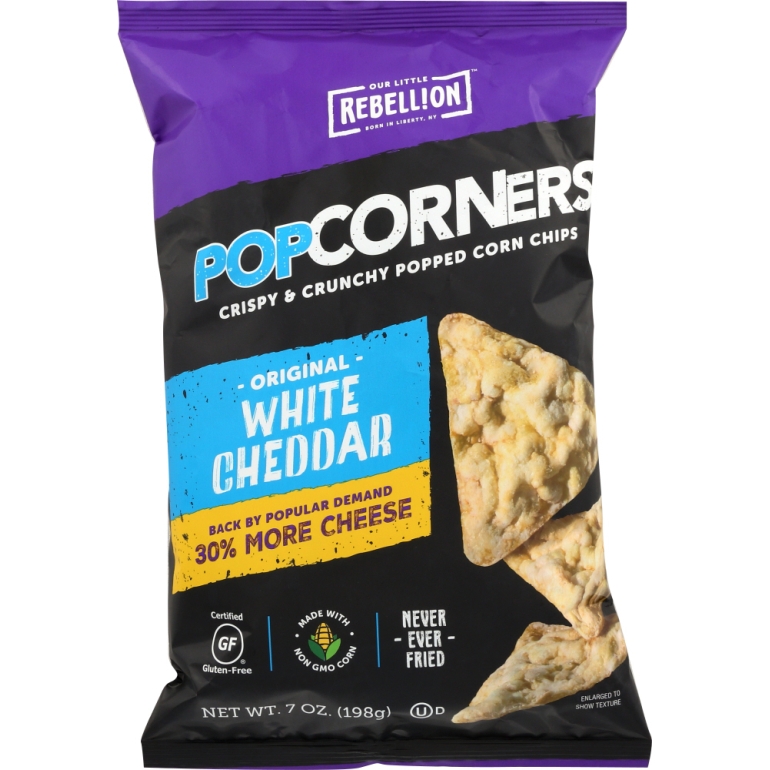 Corn Chips White Cheddar, 7 oz