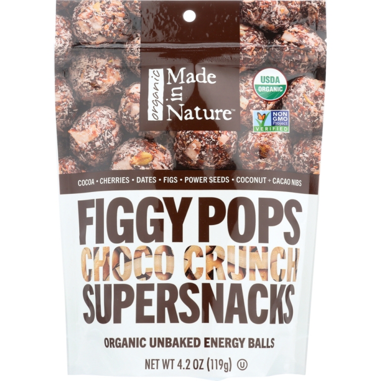 Organic Choco Crunch Figgy Pops Super Snacks, 4.2 oz