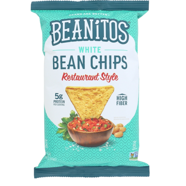 White Bean Chips with Sea Salt Restaurant Style, 6 oz