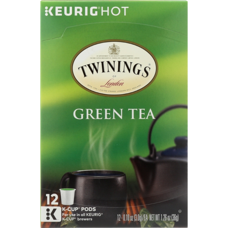 Green Tea Pure Green, 12 K-Cups