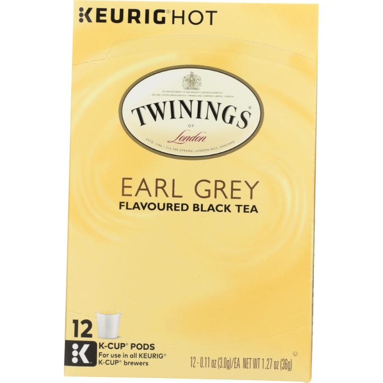 Tea Kcups Earl Grey Tea, 12 Cups, 1.27 oz