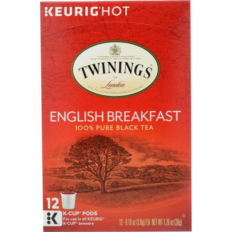 Tea Kcups English Breakfast Tea, 12 Cups, 1.27 oz