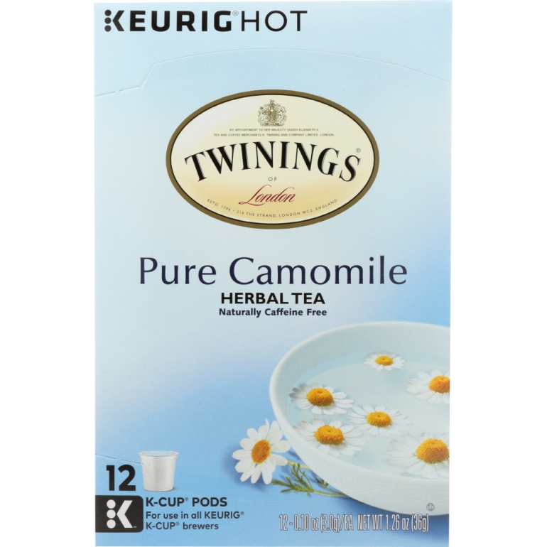 Tea K-Cups Tea Pure Camomile, 12 Cups, 1.27 oz