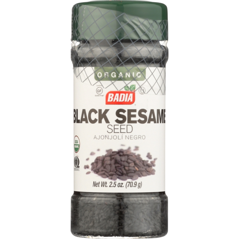 Organic Black Sesame Seeds, 2.5 oz