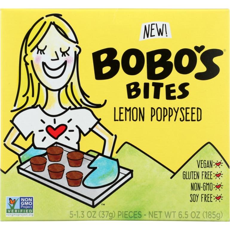 Bites Lemon Poppyseed, 6.5 oz