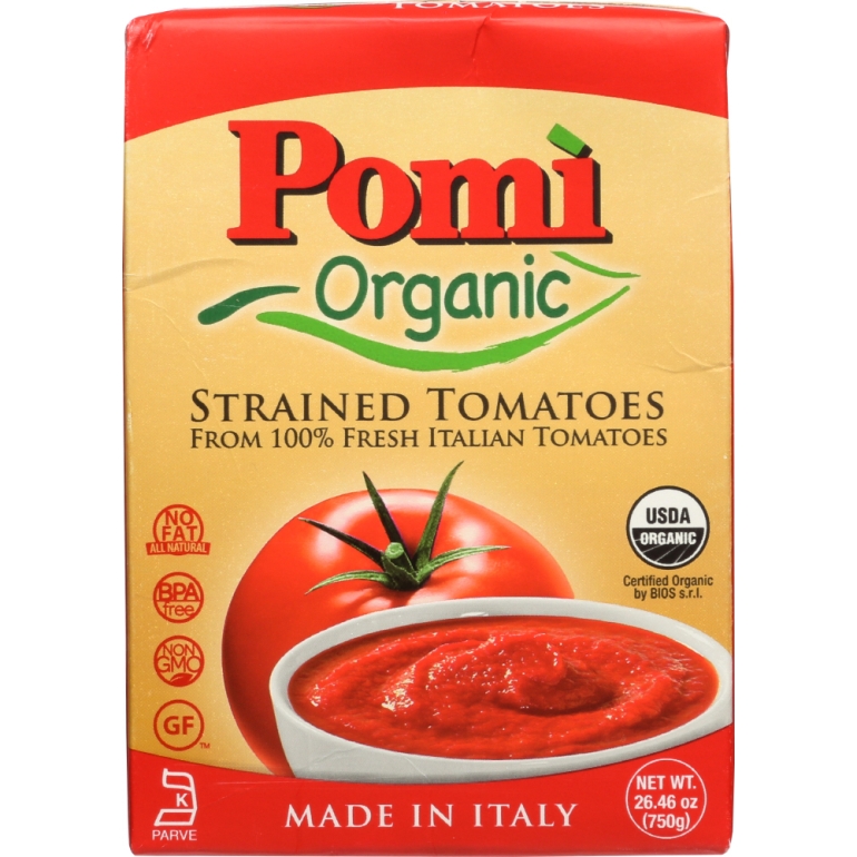 Tomatoes Strained Organic, 26.46 oz