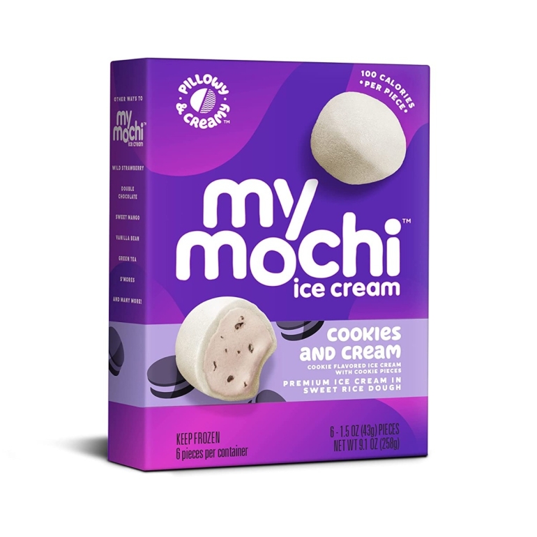 Cookies and Cream Mochi Ice Cream, 6 pk