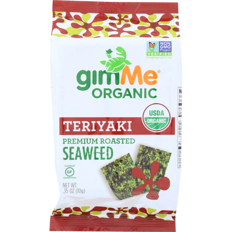 Organic Roasted Seaweed Snacks Teriyaki, 0.35 oz