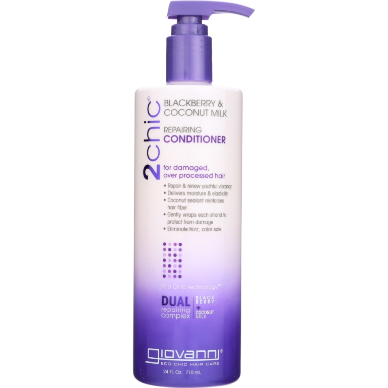 2Chic Repairing Conditioner Blackberry & Coconut Milk, 24 oz