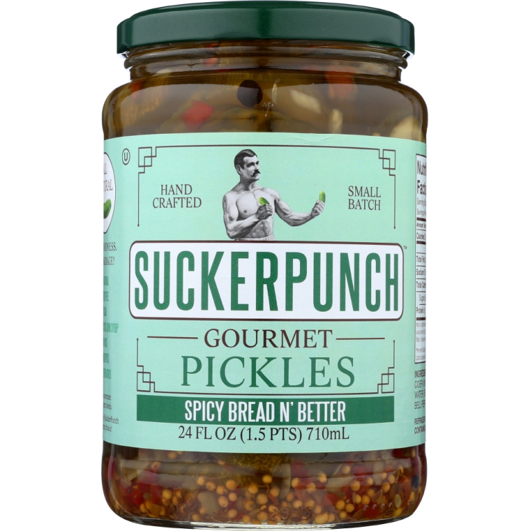 Pickles Bread Better Spicy, 24 oz