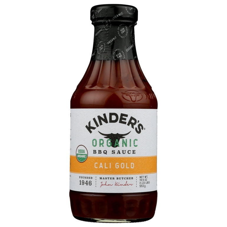 Organic California Gold BBQ Sauce, 19.5