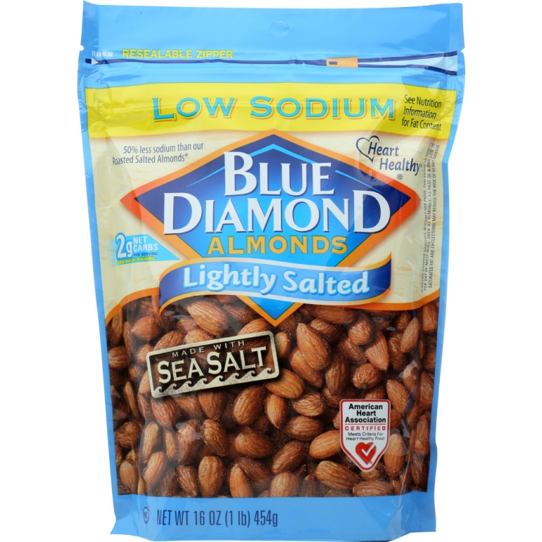 Almonds Lightly Salted, 16 oz