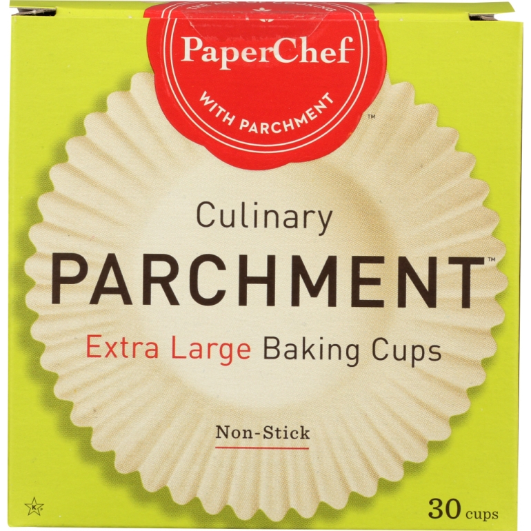 Culinary Parchment Extra Large Baking Cups, 30 Pc