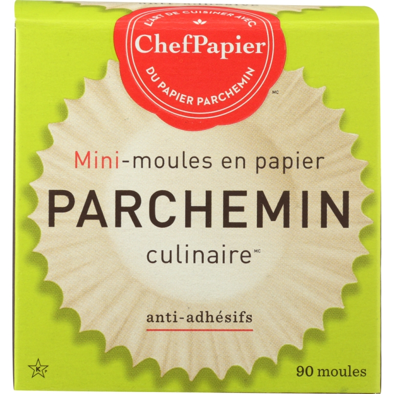 Culinary Parchment Mini Baking Cups, 90 Pc