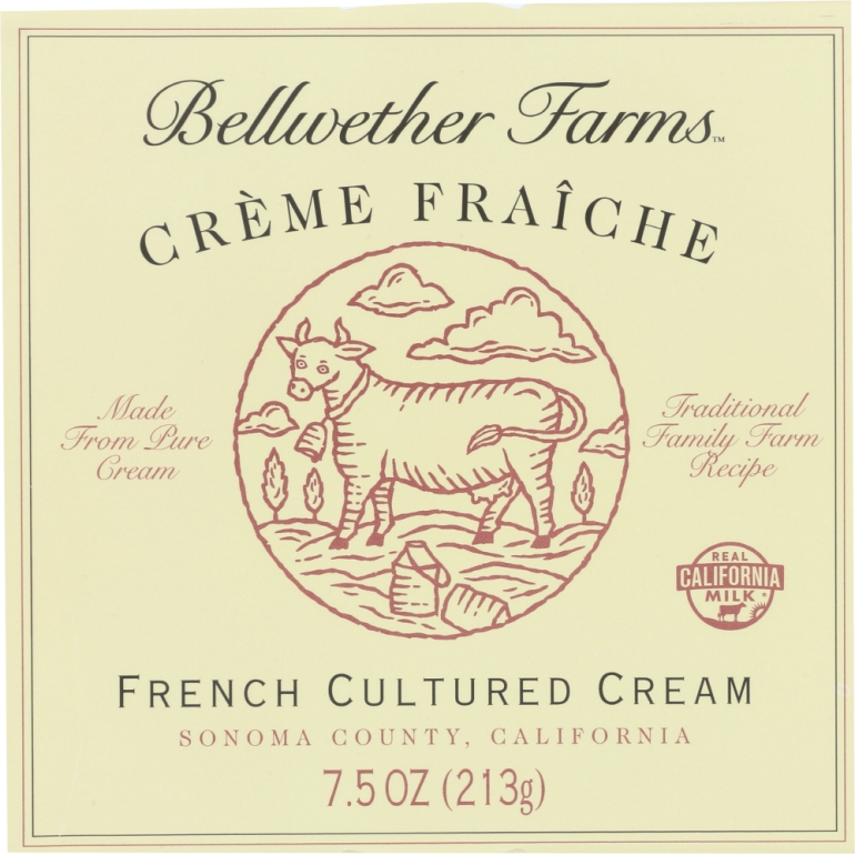 Creme Fraiche Cultured Cream, 7.5 oz