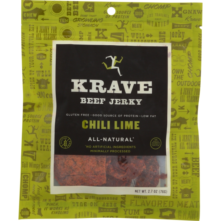 Beef Jerky Chili Lime, 2.7 Oz