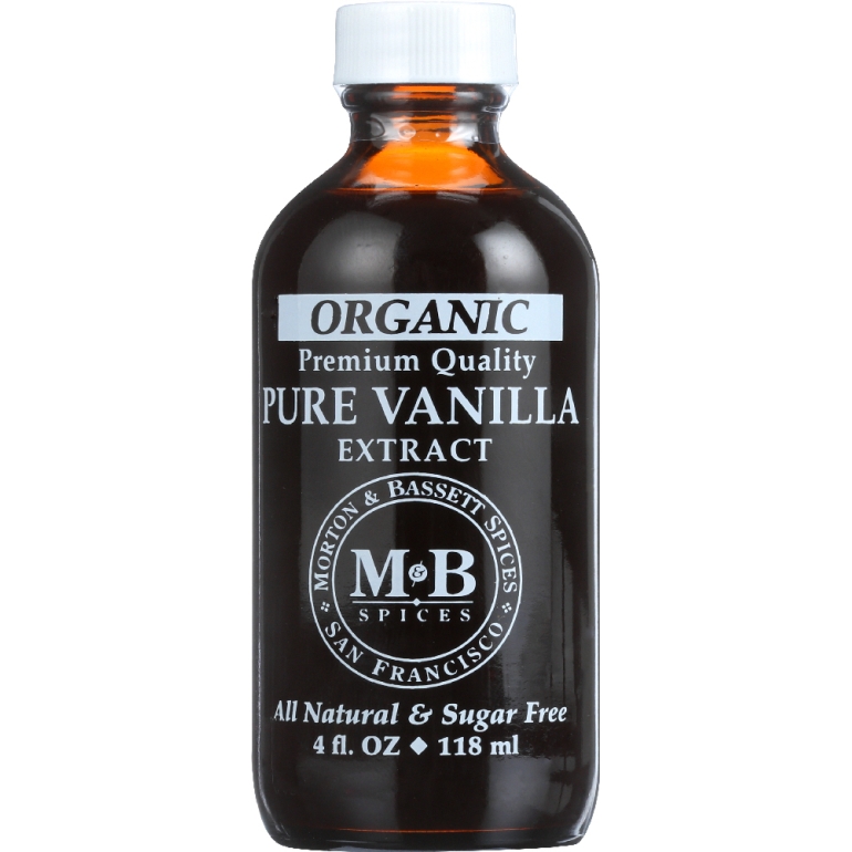 Organic Pure Vanilla Extract, 4 oz